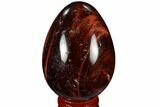 Polished Red Tiger's Eye Egg - South Africa #115443-1
